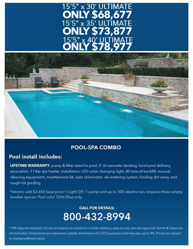 leisure pools ultimate model pricing