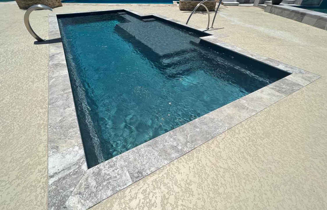 Aviva Pools Dynasty fiberglass inground pool