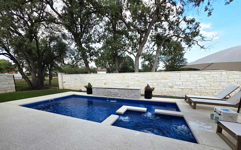 AVIVA Pools Intrigue fiberglass swimming pool from AquaPools