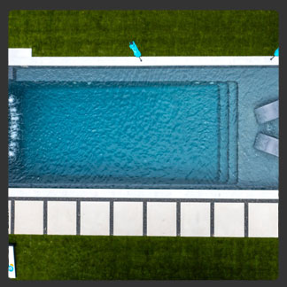 Apex 40 fiberglass pool by AquaPools
