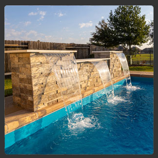 Intrigue 40 fiberglass pool by AquaPools