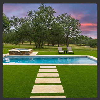 Wave 35 fiberglass pool by AquaPools