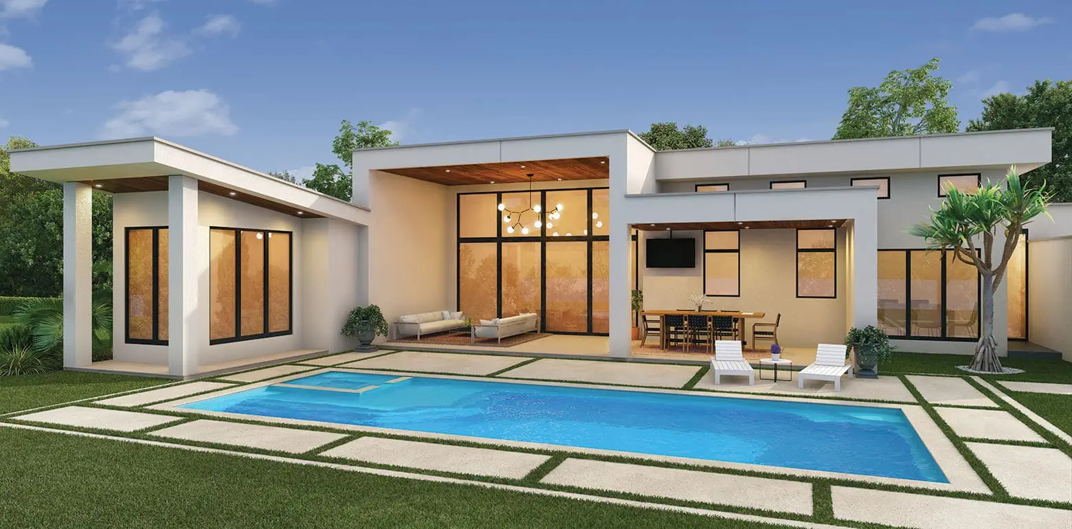 The Luxe Pool and Spa