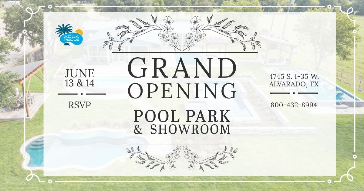 AquaPools Dallas-Fort Worth Showroom Grand Opening