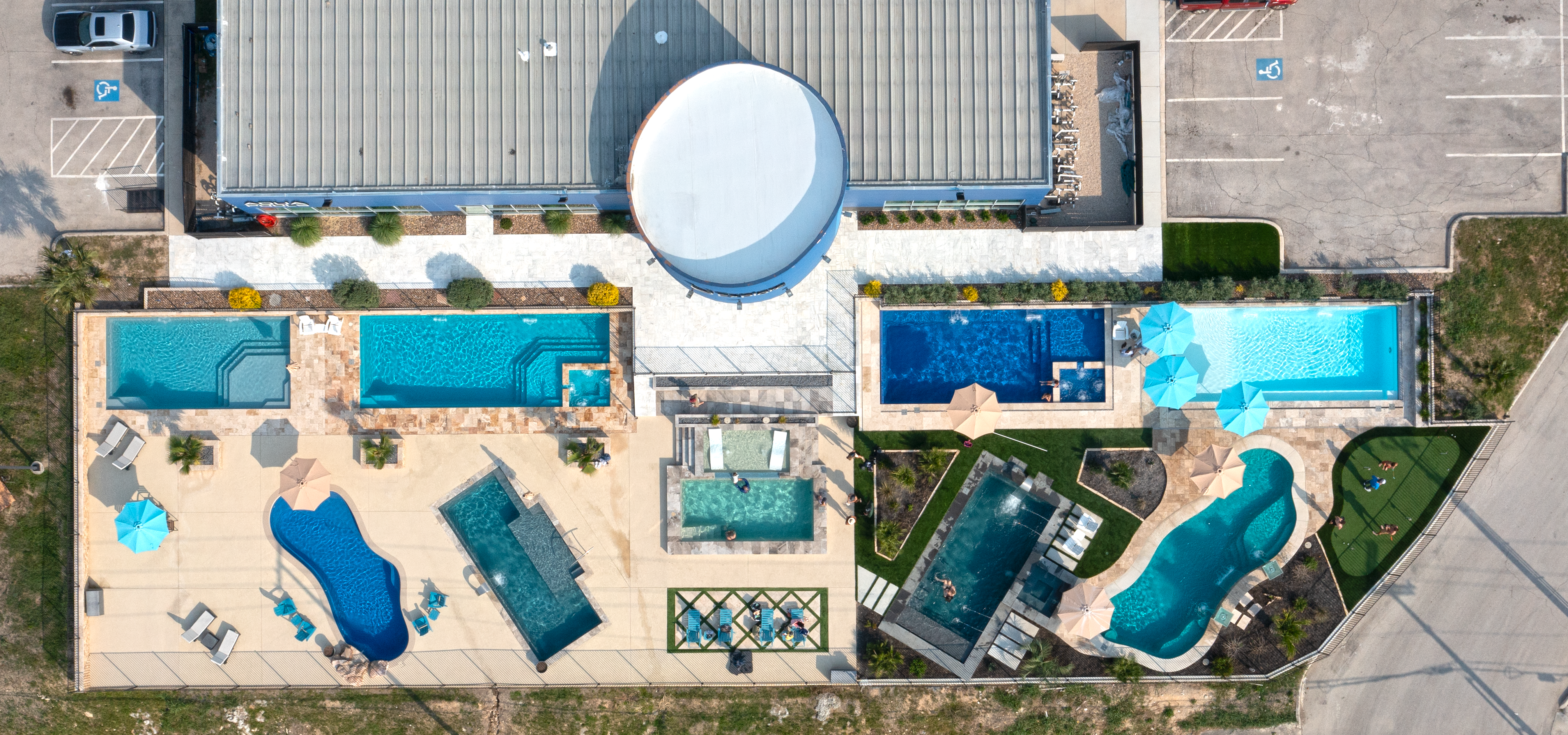AquaPools Fiberglass Pool Showroom Park