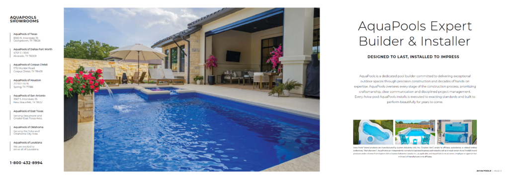 AquaPools Fiberglass Pool & Spa Brochure - AquaPools Blog