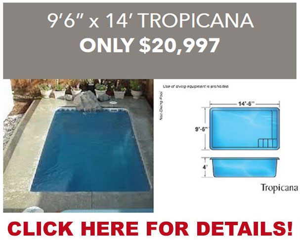Fiberglass swimming pool installed fast