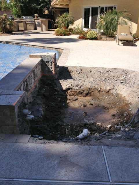swimming pool and spa settling issues