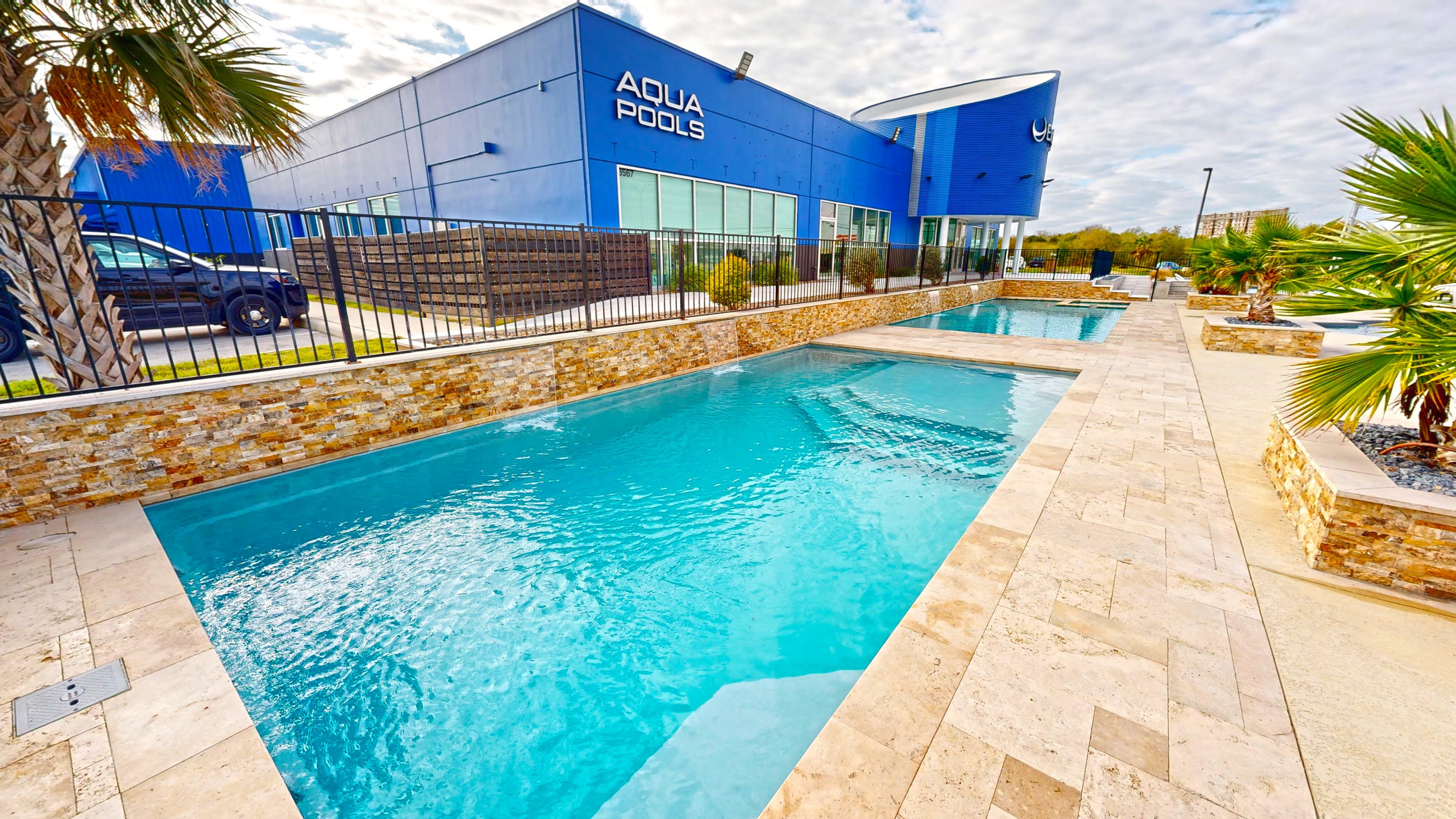 fiberglass pool showroom New Braunfels Texas