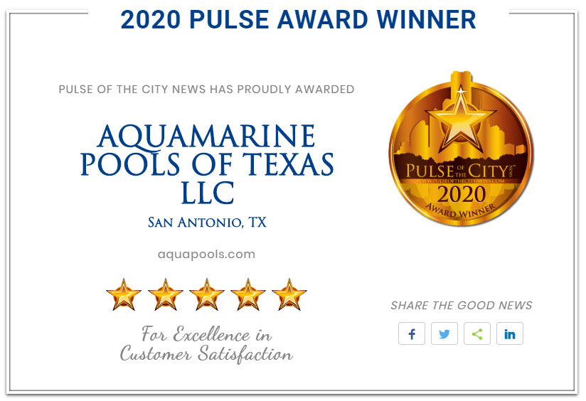 pulse of the city texas for aquamarine pools of texas