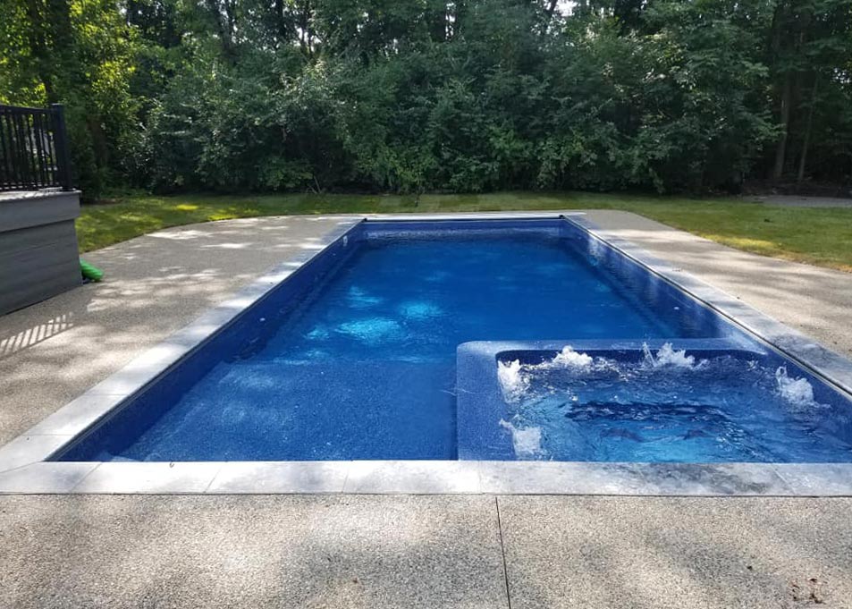 Astoria fiberglass pool for Austin