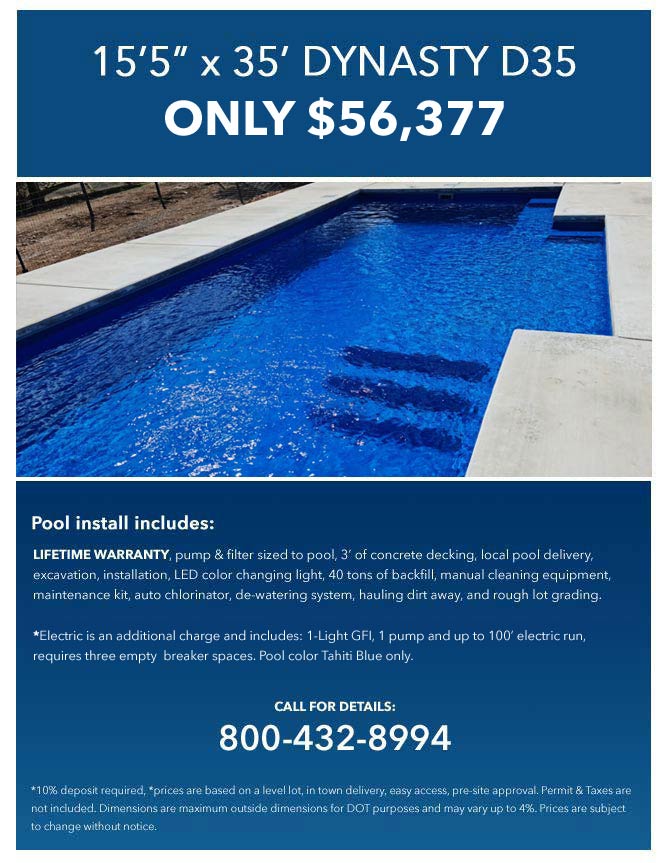 aviva pools dynasty pool cost