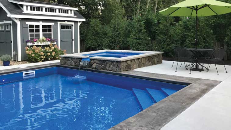 AquaPools spas by Latham Pools