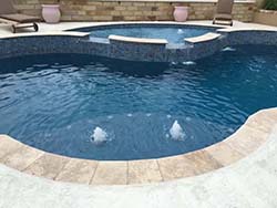 Aquamarine top fiberglass pools Meadow Lake, Texas 78665. Install contractors inground pool builder Terra Vista, Tx. 78664 and affordable prices.