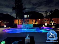 Contractor Aquamarine Swimming Pool Builder The Hills Of Texas Belterra Inground Fiberglass Pools Installer of private backyard water park