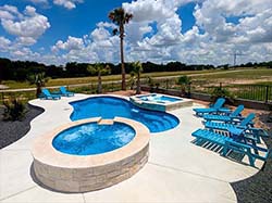 Aquamarine top builder fiberglass pools installation Carrollton 75007. Best custom companies inground pool 75119 with cheap prices.