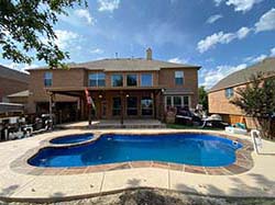 Build companies small inground fiberglass pool Pasadena, Texas. Design install contractors Aquamarine inground swimming pools Arcola, Tx. prices at cost.