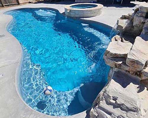 AquaPools contractor custom fiberglass pools Anna 75409. Best construction luxury swimming pool install 75409 with best low prices.