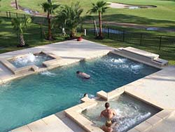 Design build company swimming inground pool Oak Haven Heights, Texas 78232. Aquamarine install contractorfiberglass pools Robards, Tx. 78230.