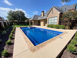 Design, build, and install company swimming pool Oakland Estates, Texas. Aquapool contractor tanning inground fiberglass pools Long Creek, Tx. 78123.