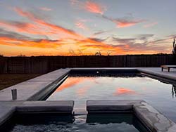 Design, install, and build inground swimming pool Oakland Estates, Texas. Contractor Aquapools plunge fiberglass pools Northcliffe, Tx. 78108 with special prices.