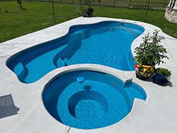 Aquapool Small Inground Swimming Pool Design Build Alamo Heights Texas Garden Ridge Fiberglass Spool Pools Discount Price Contracting Company