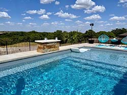 Build design contractor swimming inground pools Stone Oak, Texas. Aquamarine Adam Hills fiberglass pools install companies special low priced discounts.