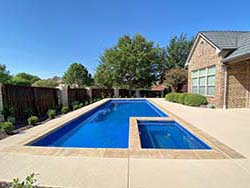 Design build contractor swimming fiberglass pools Rossville, Texas. Bretzke Lane small inground pools special discounts prices gunite install concrete companies.