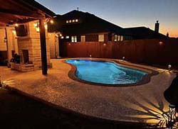 Concrete install fiberglass swimming spool pool San Geronimo, Texas. Leming inground Aqua small plunge pools contracting companies at cost prices.