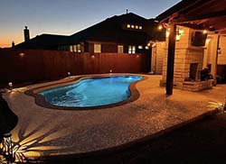 AquaPools construction install fiberglass pool 78263. Contracting companies small inground swimming pools 78201 discount prices.