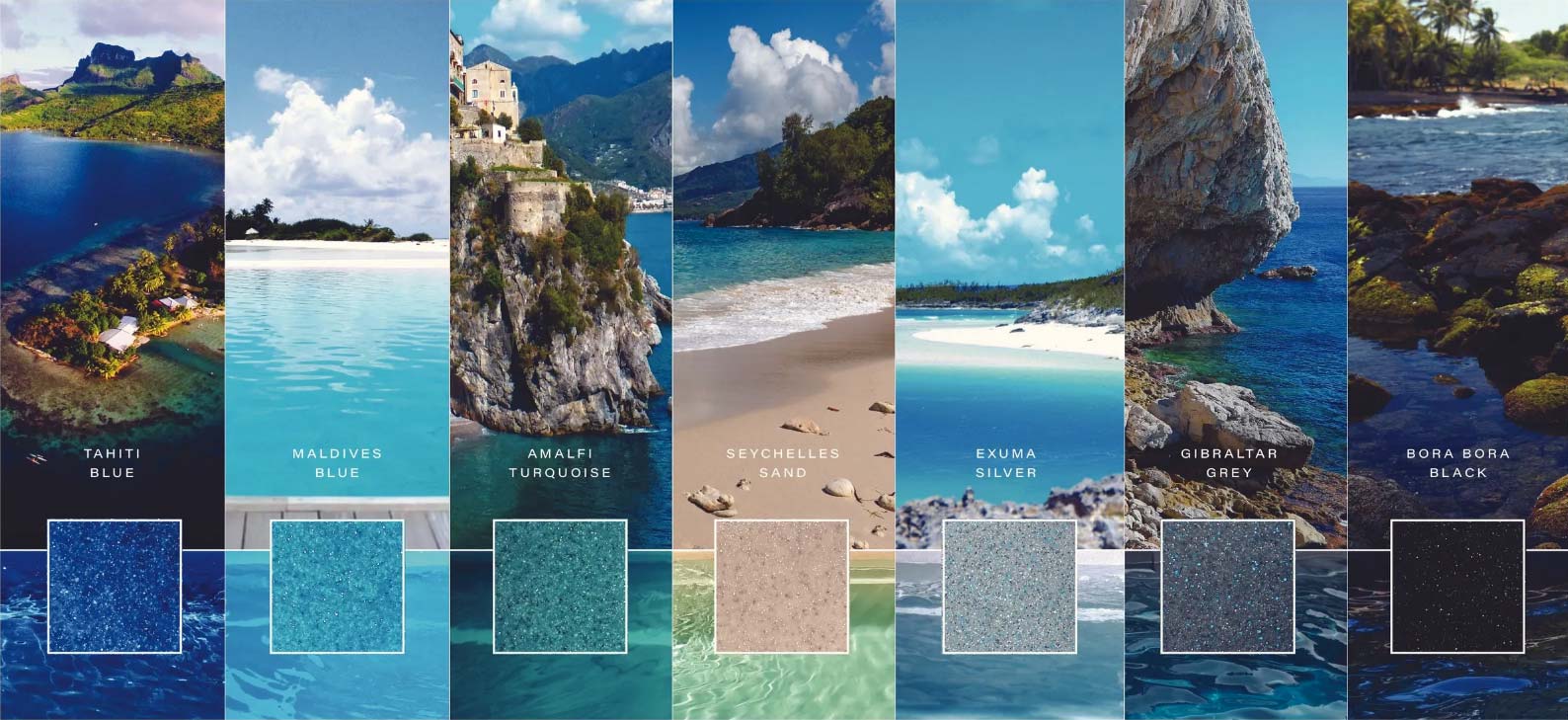 AVIVA Pools swimming pool colors