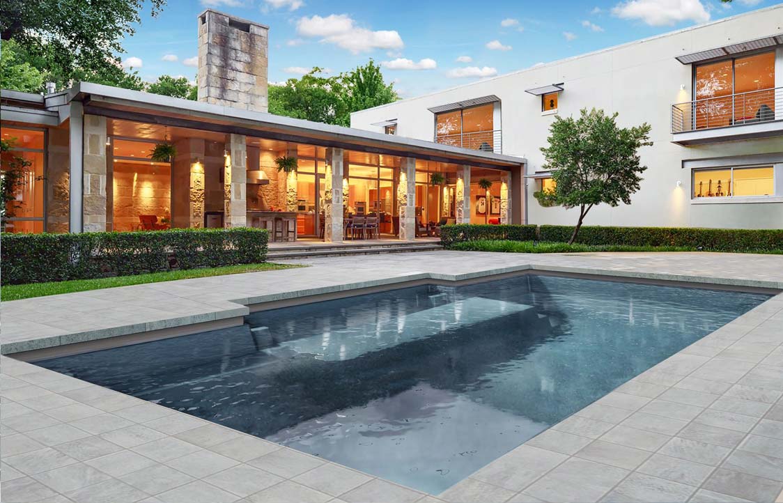 Aviva Pools Dynasty fiberglass inground pool