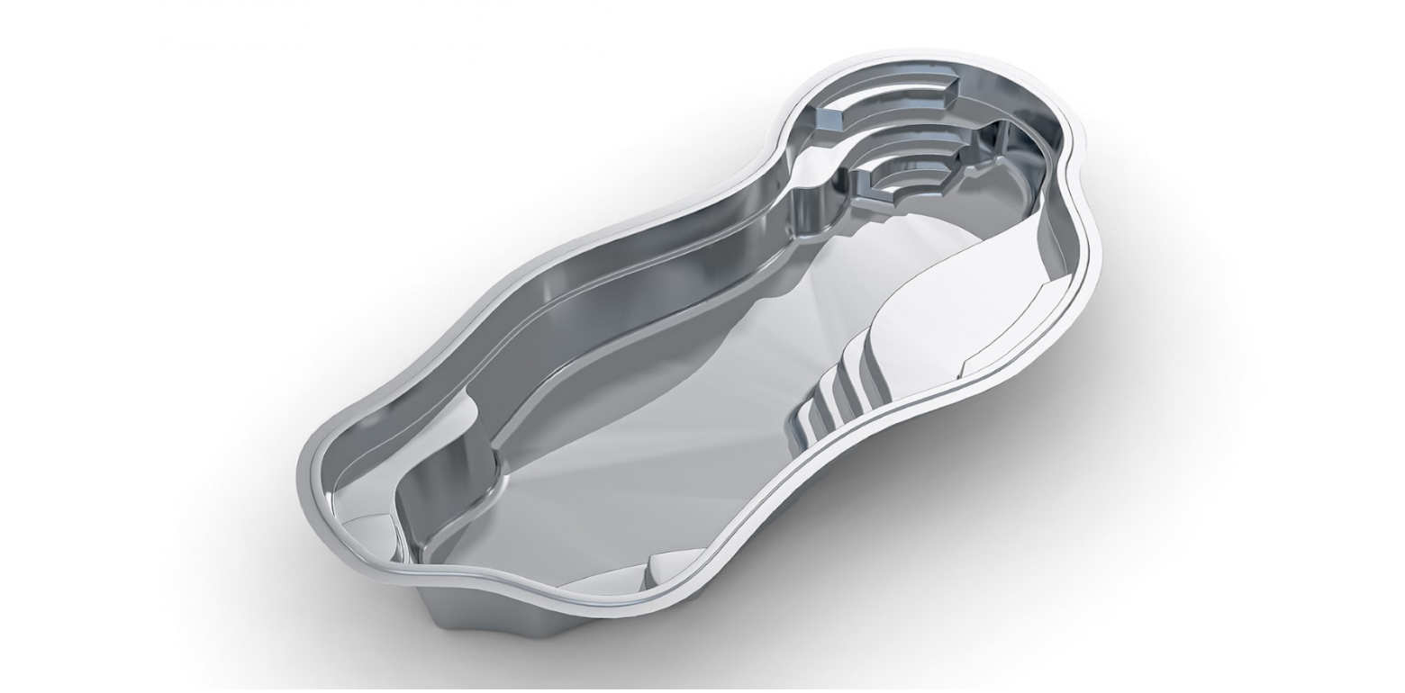 Aviva Pools Aria fiberglass inground pool