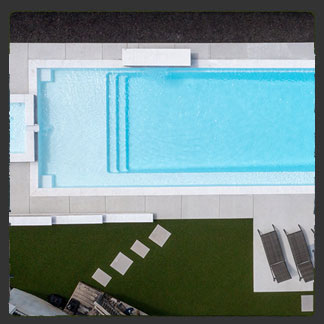 Apex 40 fiberglass pool by AquaPools