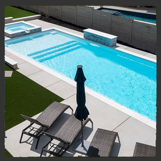 Apex 40 fiberglass pool by AquaPools