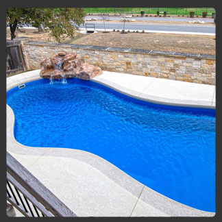 Eden 23 fiberglass pool by AquaPools