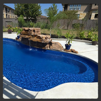 Eden 32 fiberglass pool by AquaPools