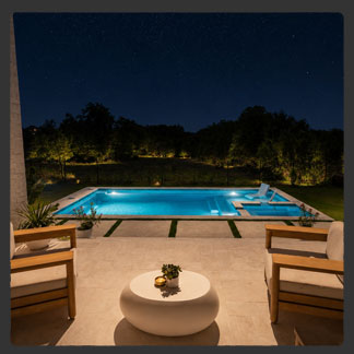 Intrigue 30 fiberglass pool by AquaPools