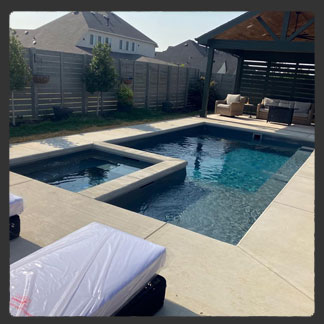 Triumph 26 fiberglass pool by AquaPools