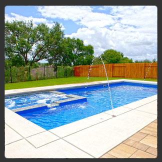 Triumph 26 fiberglass pool by AquaPools